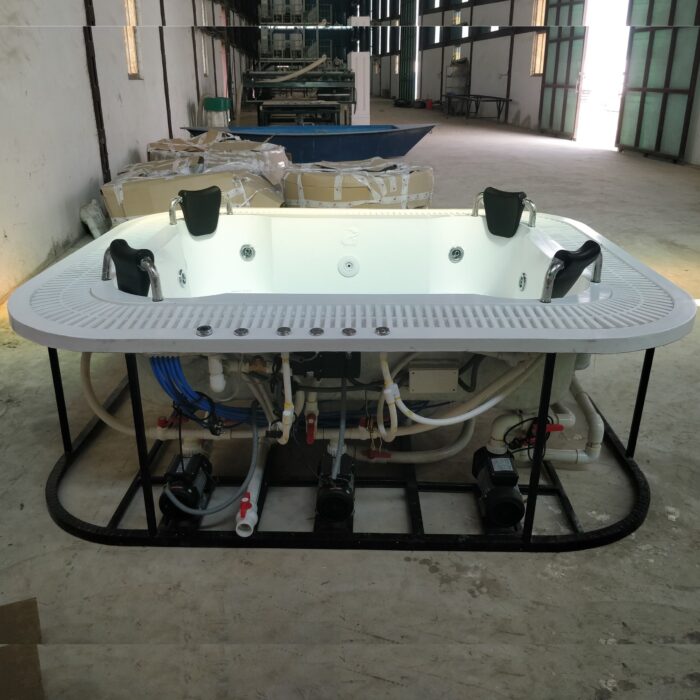 Hydrotherapy Overflow Tub 8ft x 7ft and 12 Water Jets - Image 3